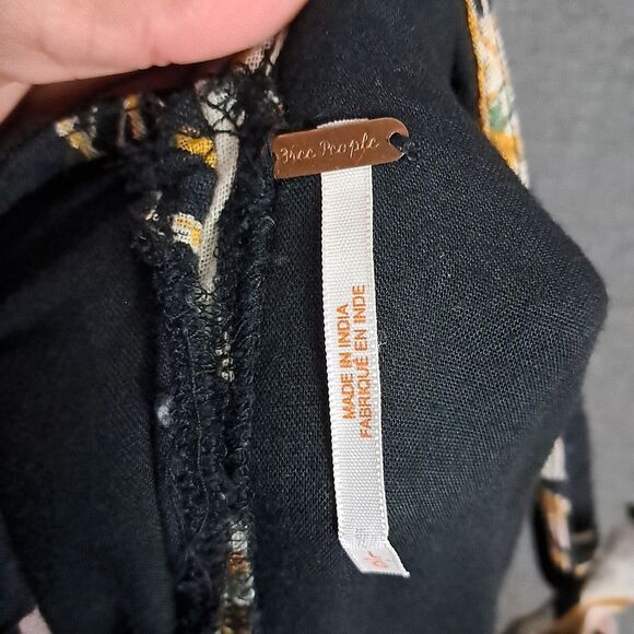 Free People Black Floral Maxi Dress - Picture 9 of 12